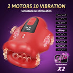FullGrip Surge – Dual Motor Vibrating Mouth Masturbator🌹🔥