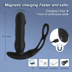 STORMRIDER – Telescopic Vibe Plug with Lock Ring Control ⚡💦