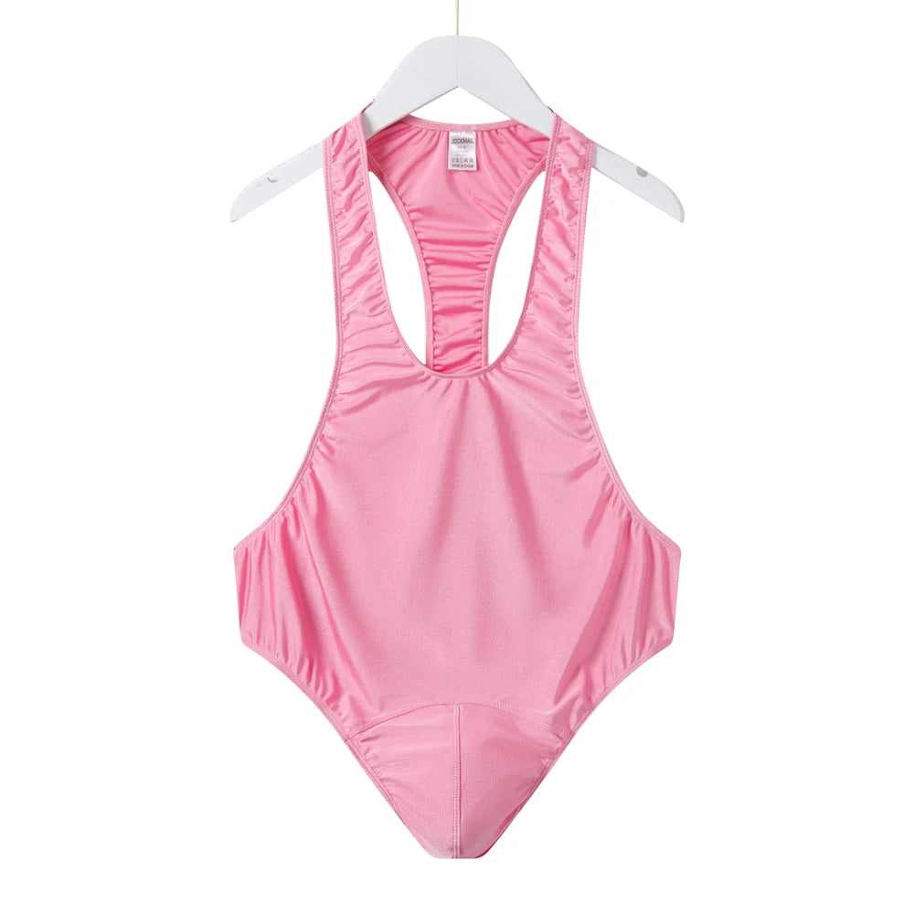 BodyPlay – Men’s Racerback Thong Bodysuit Edition 💖🖤