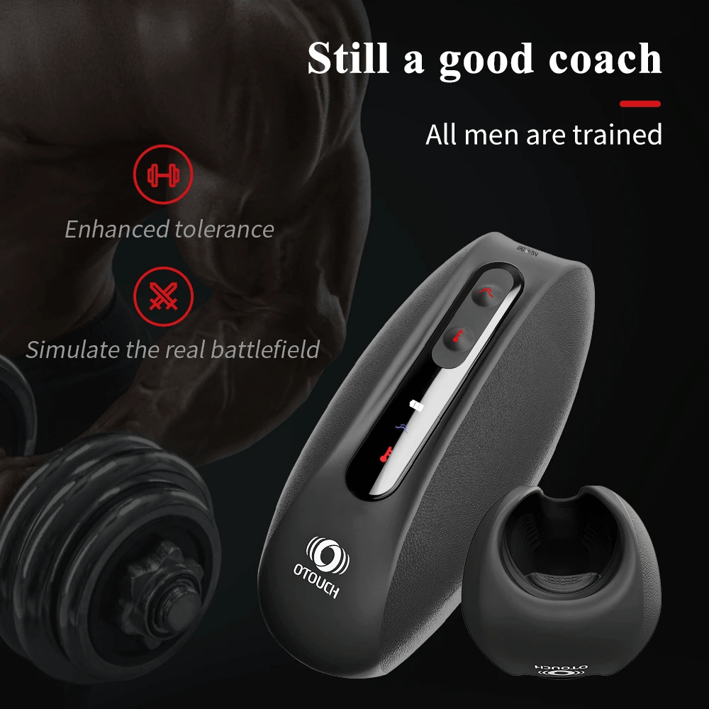 DEVEN – Heated Glans Pulse Trainer with Dual Vibration & Up-Down Strike 💥🔥🍆