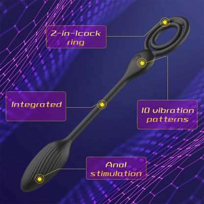 Inferno Grip – Dual-Ring Prostate Tease Plug 🔥🍑💥