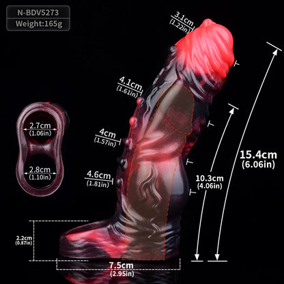 Inferno Pulse – Remote-Controlled Vibrating Penis Sleeve 🔥💣