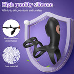 Vibrashock Remote Triple Ring Vibrator 🔥