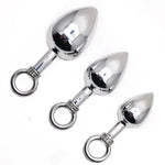 Steel Tease – Metal Ring Anal Plug Set 🔗❄️🍑