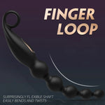 RippleRush – Vibrating Beaded Plug for Rolling Backdoor Bliss 🖤🍆💦