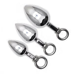 Steel Tease – Metal Ring Anal Plug Set 🔗❄️🍑