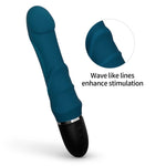 PulseRod – RealFeel G-Spot Dildo with Head Vibration & Wave Control 🍆⚡🖤