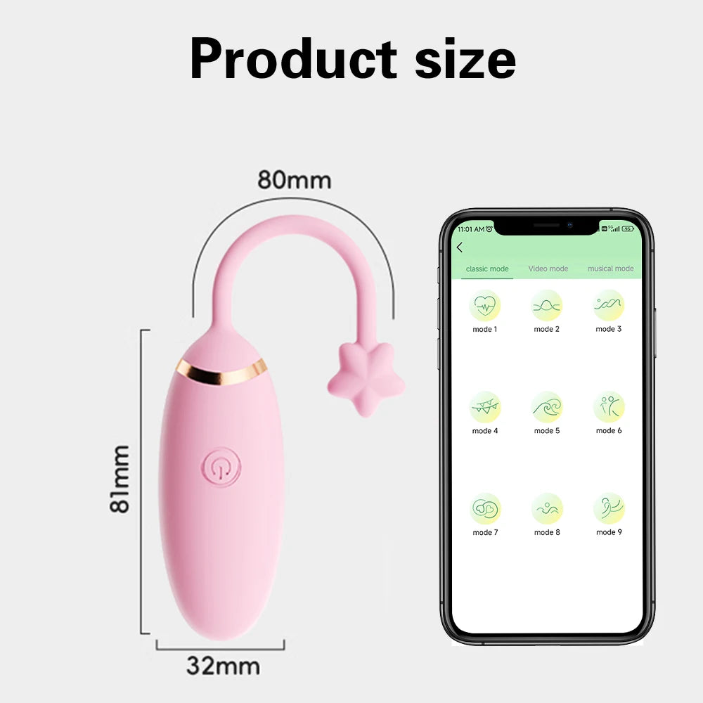 StellaLink Egg – Long-Distance Vibrator with Star Tail 💫📲🌍