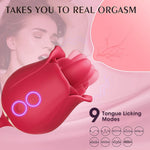 Rose Sucking & Licking Vibrator – Your Personal Blooming Bliss 💋