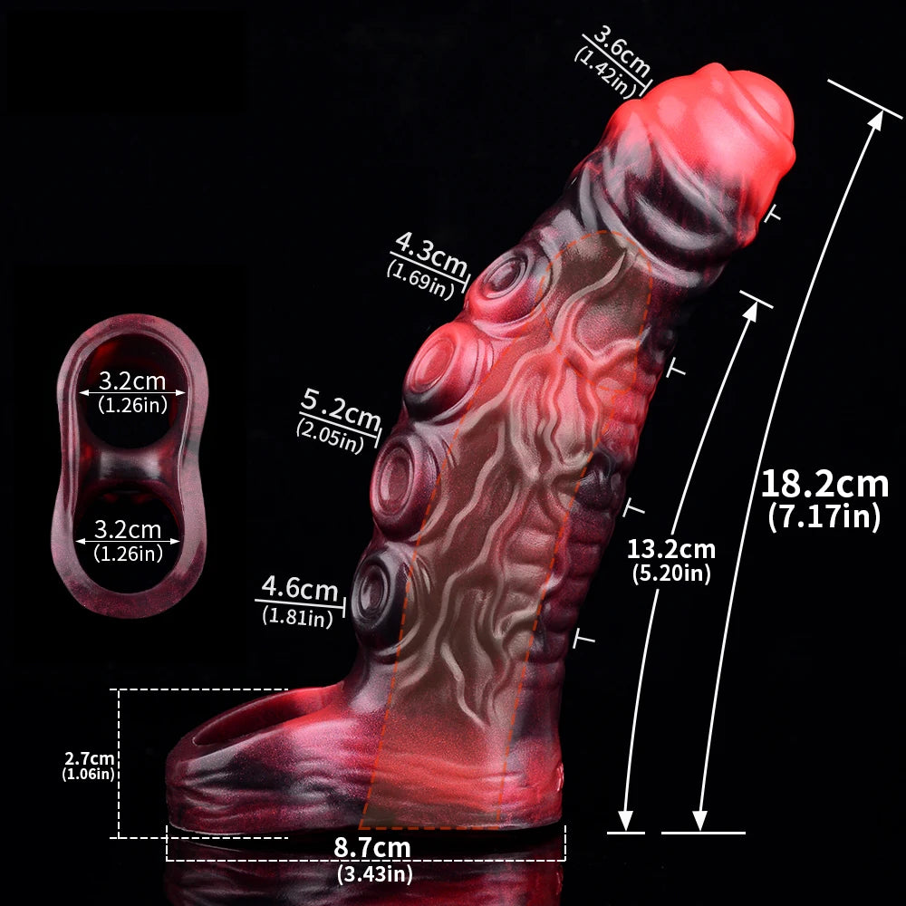 Inferno Pulse – Remote-Controlled Vibrating Penis Sleeve 🔥💣