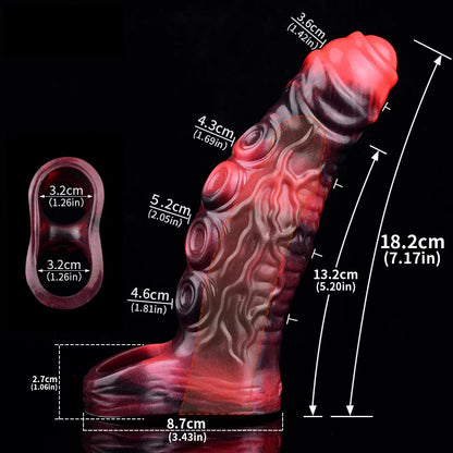 Inferno Pulse – Remote-Controlled Vibrating Penis Sleeve 🔥💣