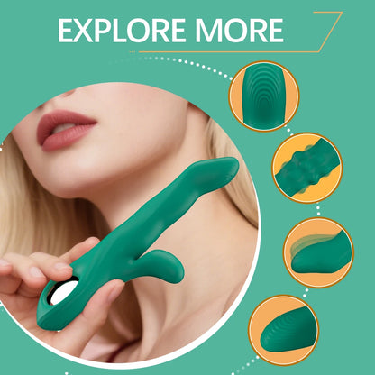 Emerald Ecstasy 3-in-1 Vibrator 💚✨