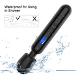 DeepGlide LCD Wand Massager ⚡🖤📊