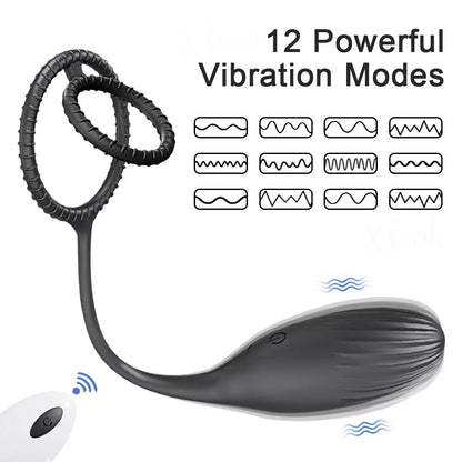 Black Orbit – Remote-Controlled Anal Ring & Vibe  💫🔥🖤