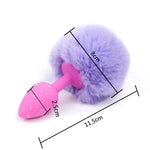 BunnyBum – Fluffy Tail Silicone Plug for Cosplay & Playtime 🍑🐰✨