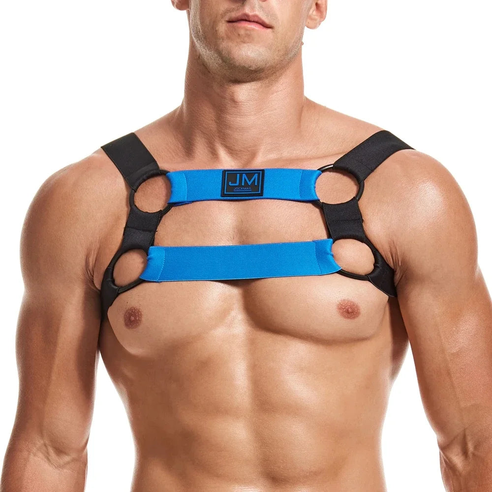 FlexMesh Harness – Mesh + Logo Strap Edition 💪💥