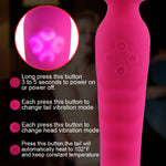 HeatSpire – 360° G-Spot Flicker Wand with Heating Pulse 🔥💦💜