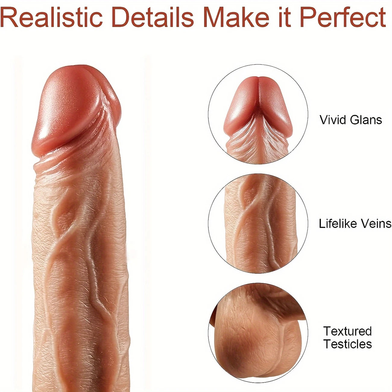MagnaMoan X – Ultra-Real Thrust Vibe with Deep Pulse & Suction Base 🍑🔋🔥