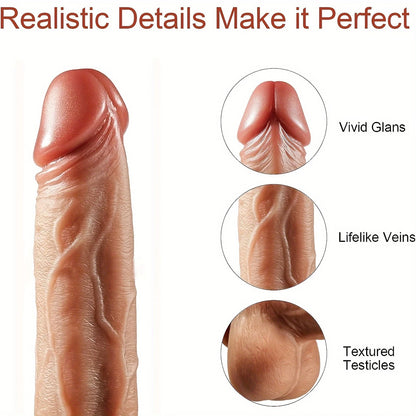 MagnaMoan X – Ultra-Real Thrust Vibe with Deep Pulse & Suction Base 🍑🔋🔥