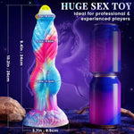 RainbowRage X – ColorStorm Fantasy Dildo with 49 Vibe+Thrust Combos 🌈💥🦄💖