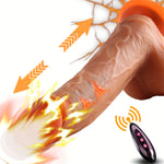 DeepRush X – Heated RealFeel Thrust Vibe with Suction Power 🍑🔥🎮