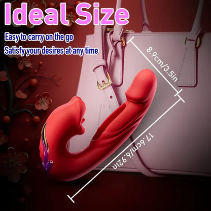 ThrustFever 3-in-1 Tongue-Thrusting Vibrator 😈💜