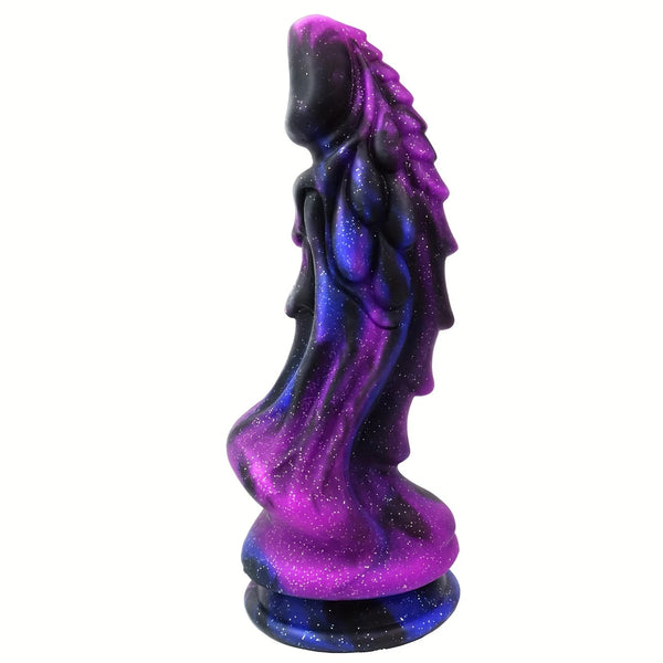 ColorMist Ripple Dildo – Ultra-Ridged Silicone with Suction Base 🌈💦✨