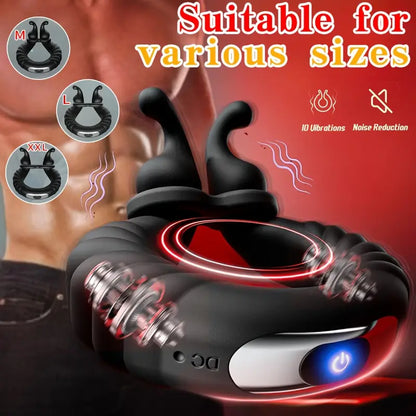 VibeLock Intense Bunny Penis Ring 🔥