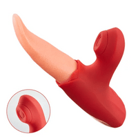 LustFlick – Realistic Tongue Licker with Suction & 7 Vibe Modes 👅💦🔥