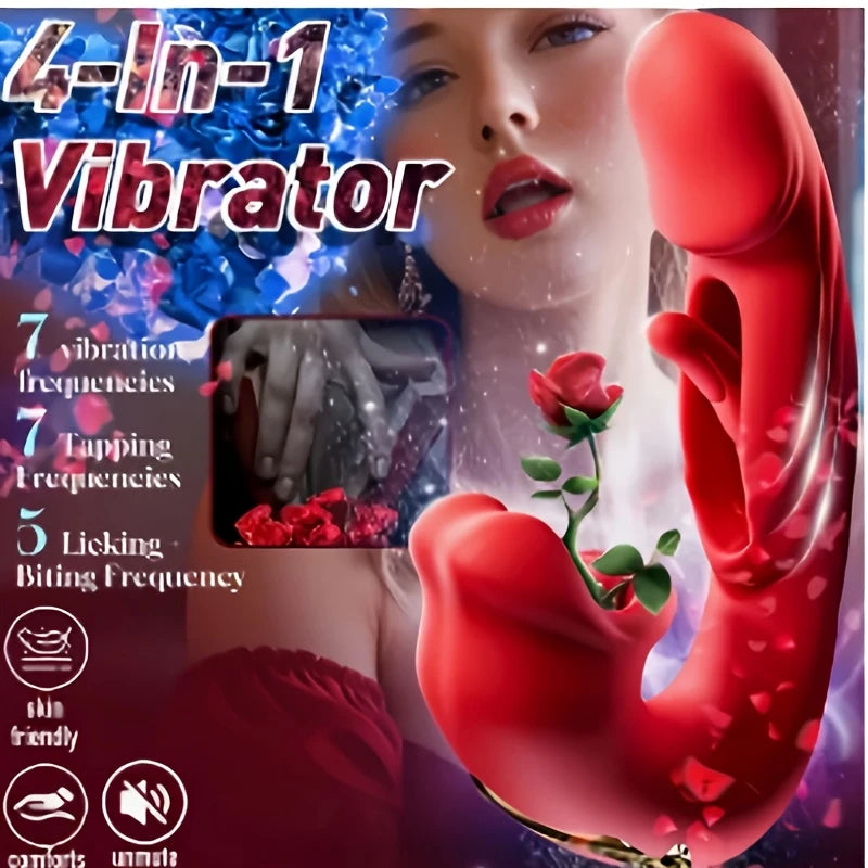 ThrustFever 3-in-1 Tongue-Thrusting Vibrator 😈💜