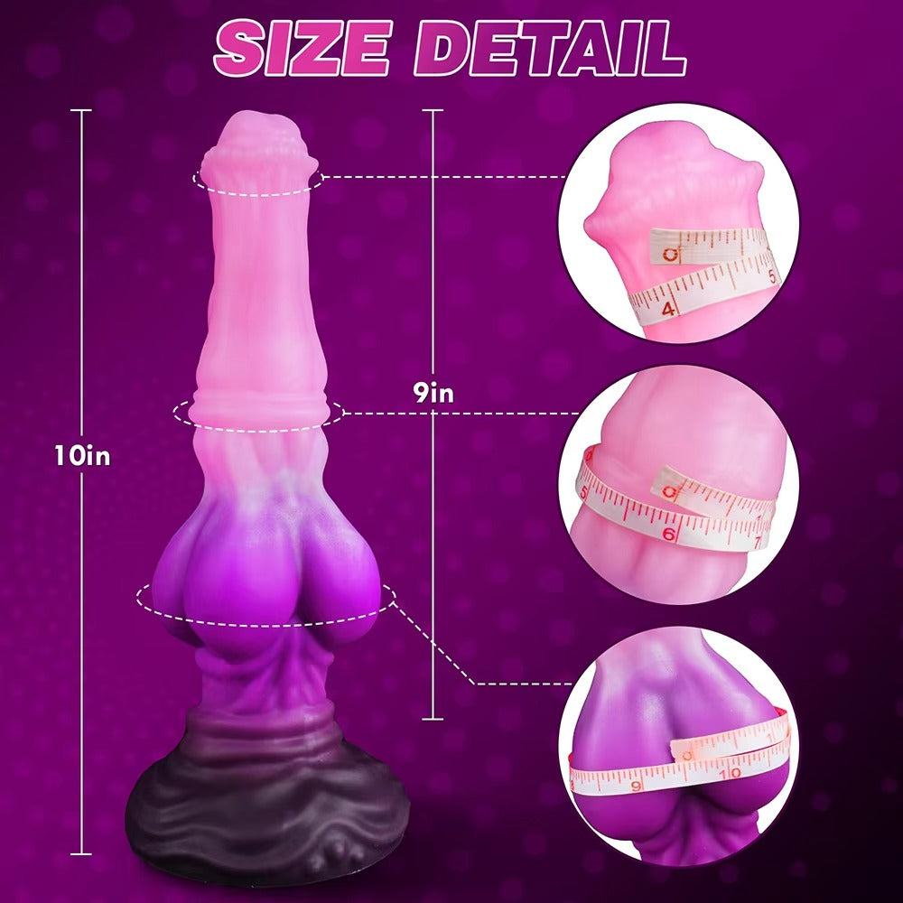 Beast Grip Knotted Dildo – Bold, Bumpy & Unleashed 💦🐾