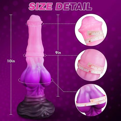 Beast Grip Knotted Dildo – Bold, Bumpy & Unleashed 💦🐾