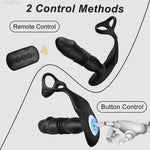 Inferno Grip – Dual Motor Anal Thruster with Cock Ring & Remote 🔥🍑🖤