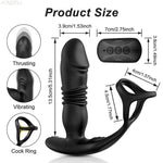 Inferno Grip – Dual Motor Anal Thruster with Cock Ring & Remote 🔥🍑🖤
