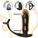 Inferno Grip – Dual Motor Anal Thruster with Cock Ring & Remote 🔥🍑🖤