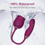 VelviRose X – Rose Suction Clit Stimulator with 10 Vibe Modes & Flexible Shaft 🌹💚